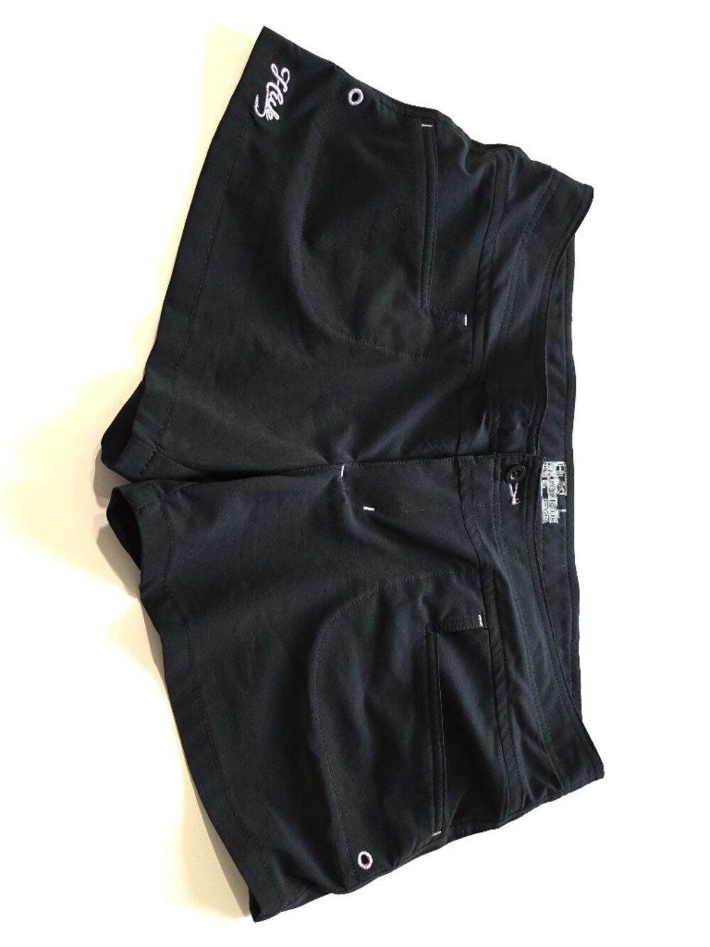 HUK Women’s Black Performance Fishing Shorts Size Large
